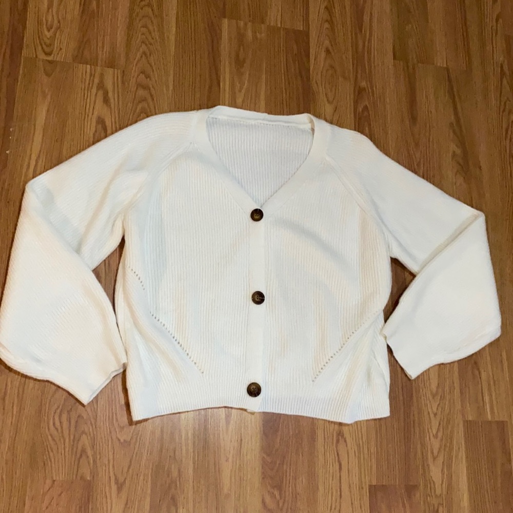 Chunky Button Down Sweater